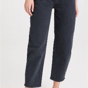 MOTHER High Rise Dark Gray Jeans (the curbside ankle jeans)